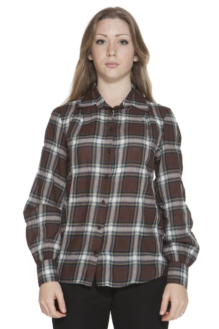 Camisa GANT de mulher castanha