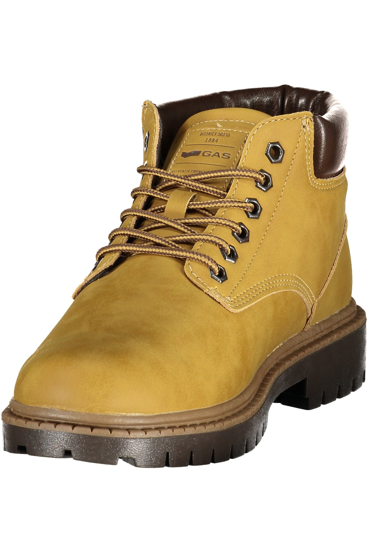 Botins GAS de homem amarelos
