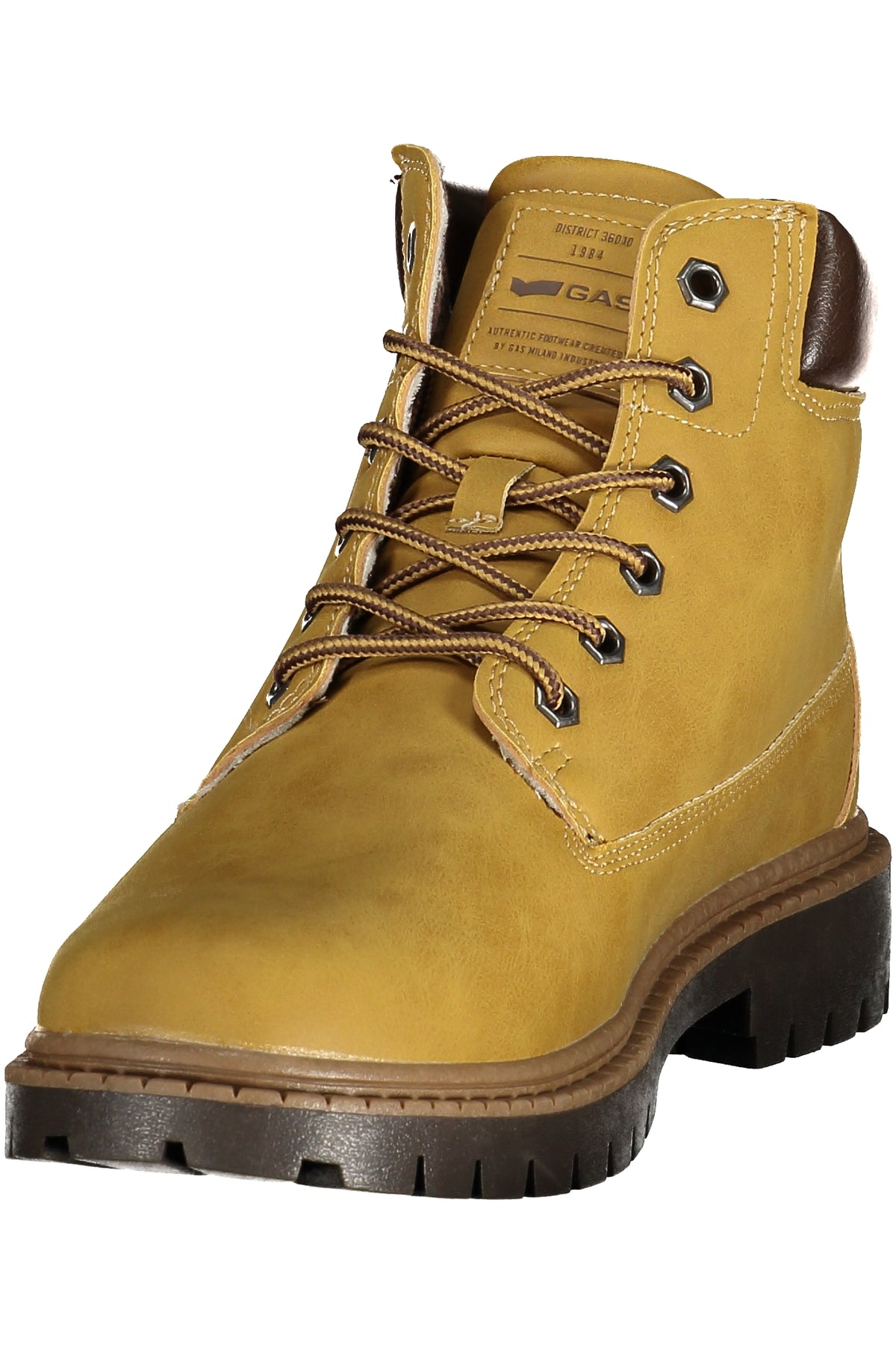 Botins GAS de homem amarelos