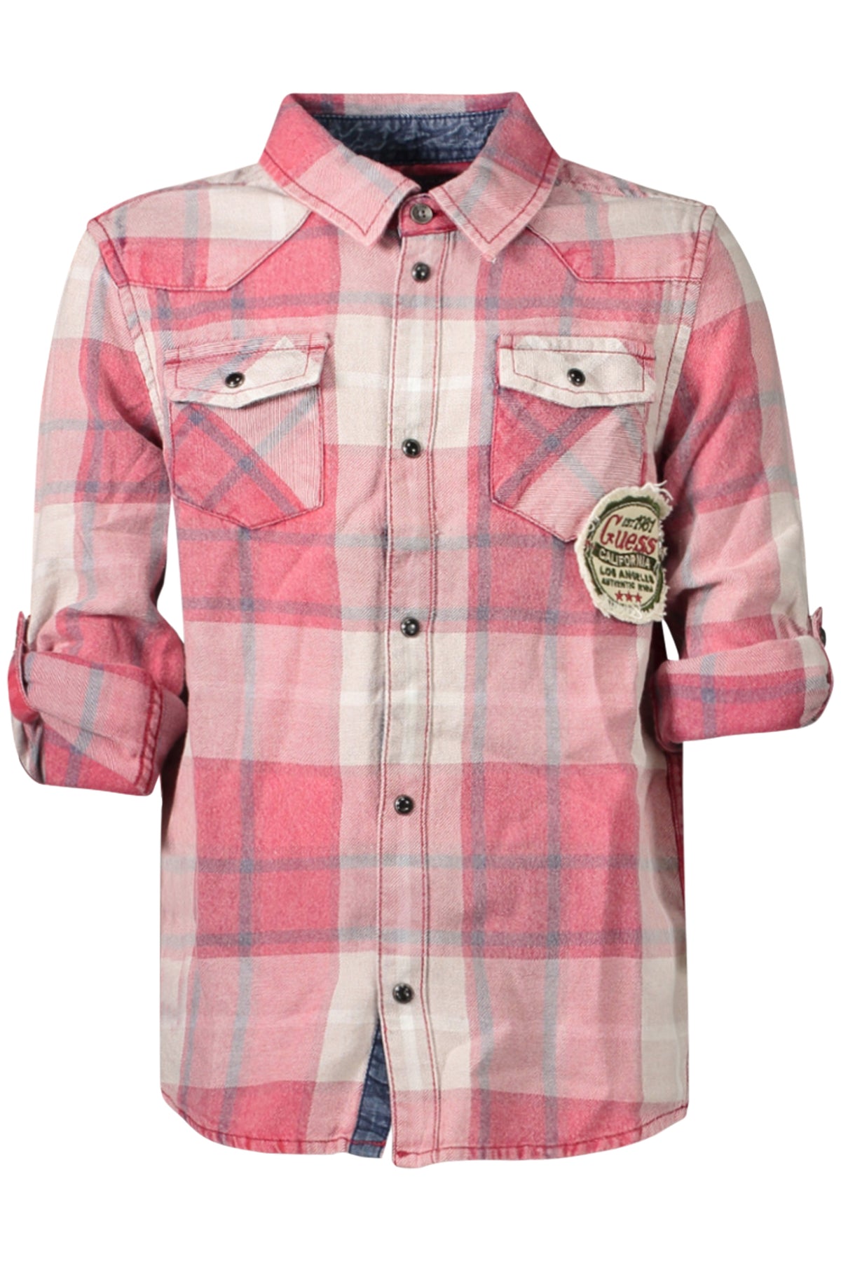 Camisa GUESS JEANS de menino vermelha