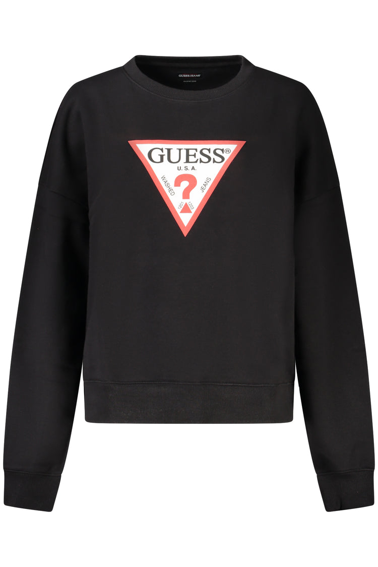Sweatshirt GUESS JEANS de mulher preta