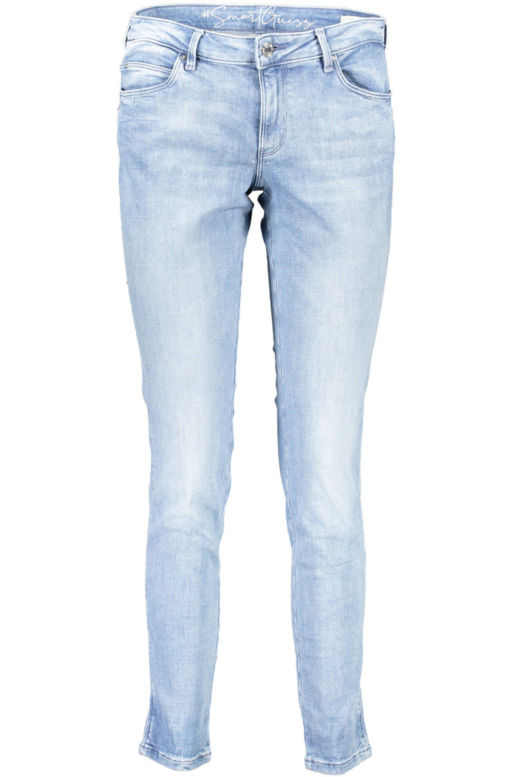 Jeans GUESS JEANS de mulher azul-claro