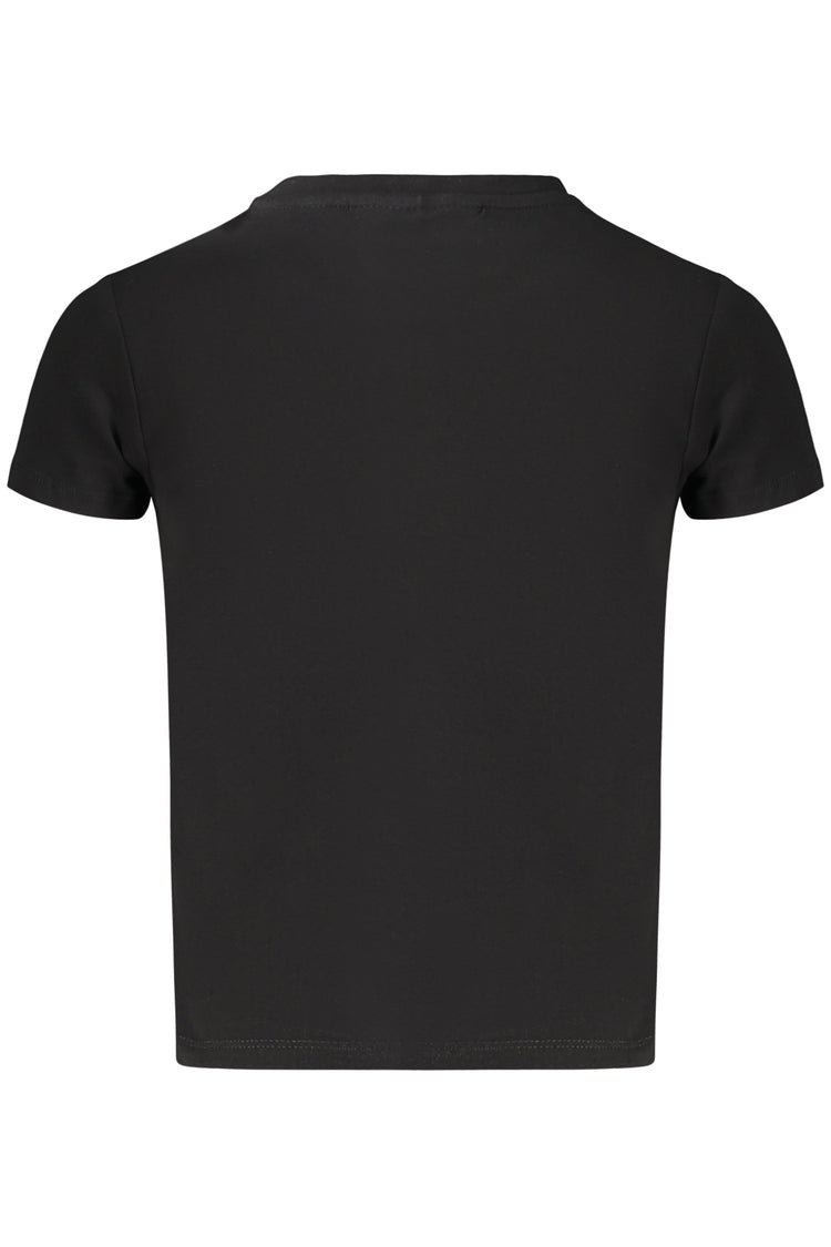 T-shirt GUESS JEANS de menina preta