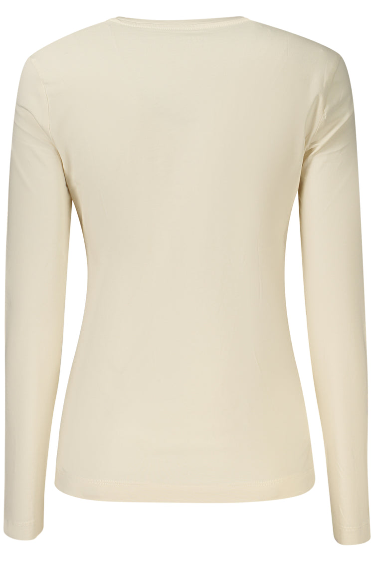 T-shirt GUESS JEANS de mulher bege