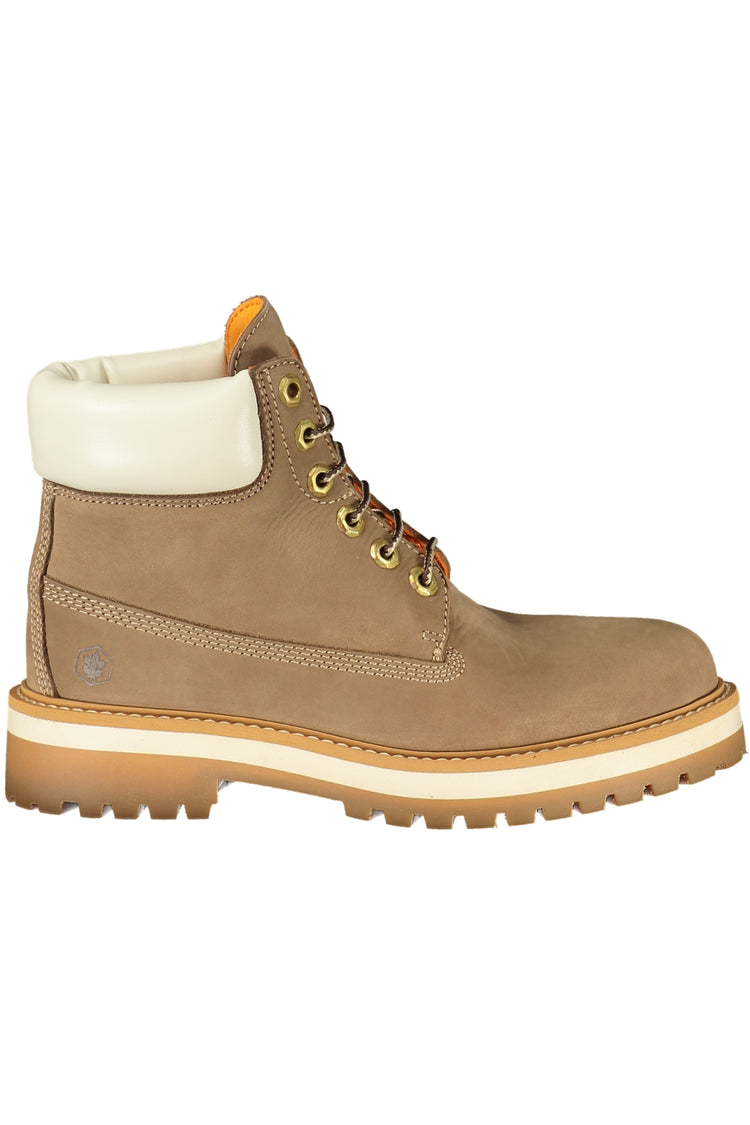 Botins LUMBERJACK de mulher bege