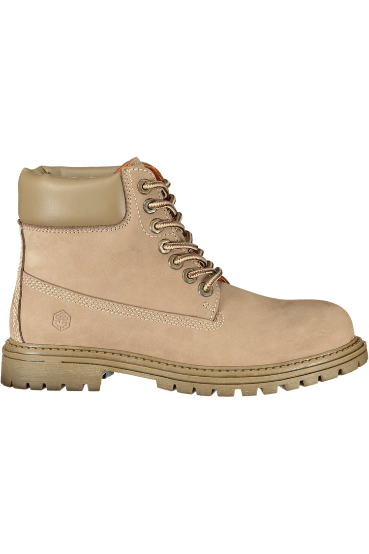 Botins LUMBERJACK de mulher bege
