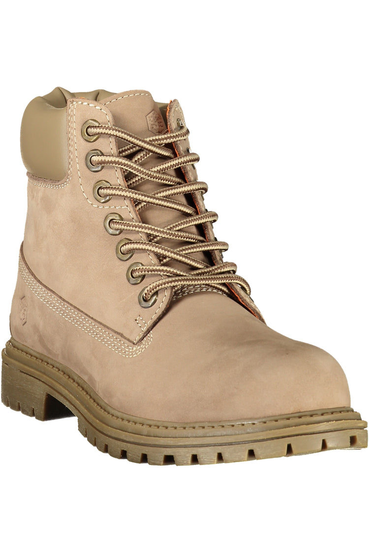 Botins LUMBERJACK de mulher bege