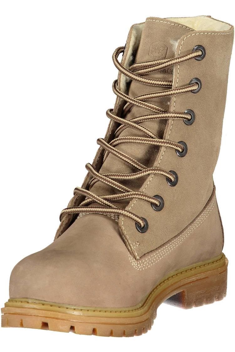 Botins LUMBERJACK de mulher bege
