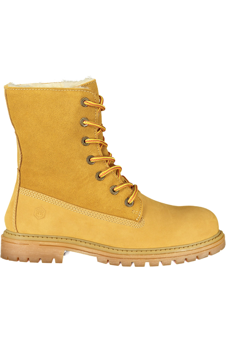 Botins LUMBERJACK de mulher amarelos