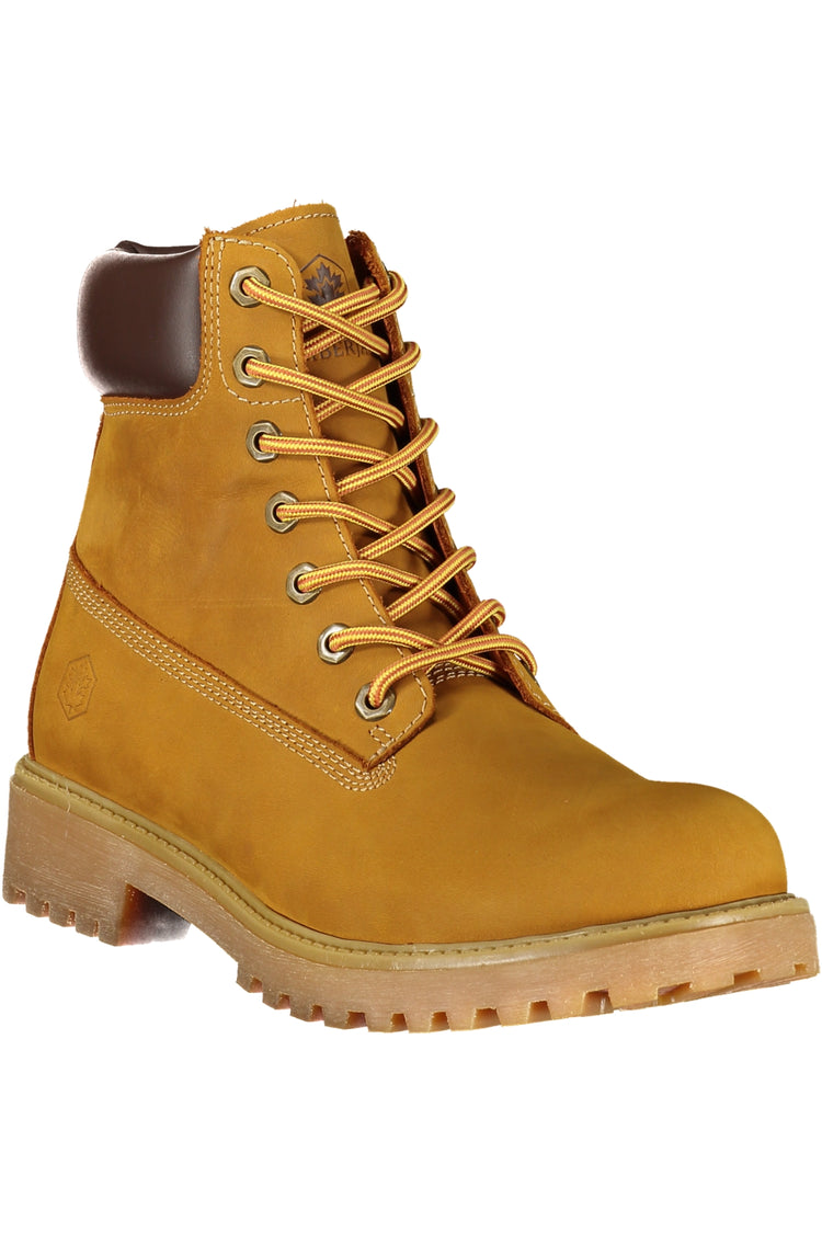 Botins LUMBERJACK de homem amarelos