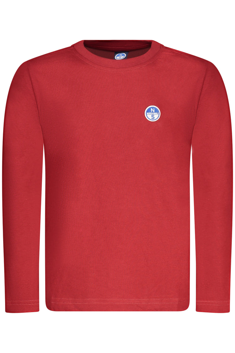 T-shirt NORTH SAILS de menino vermelha