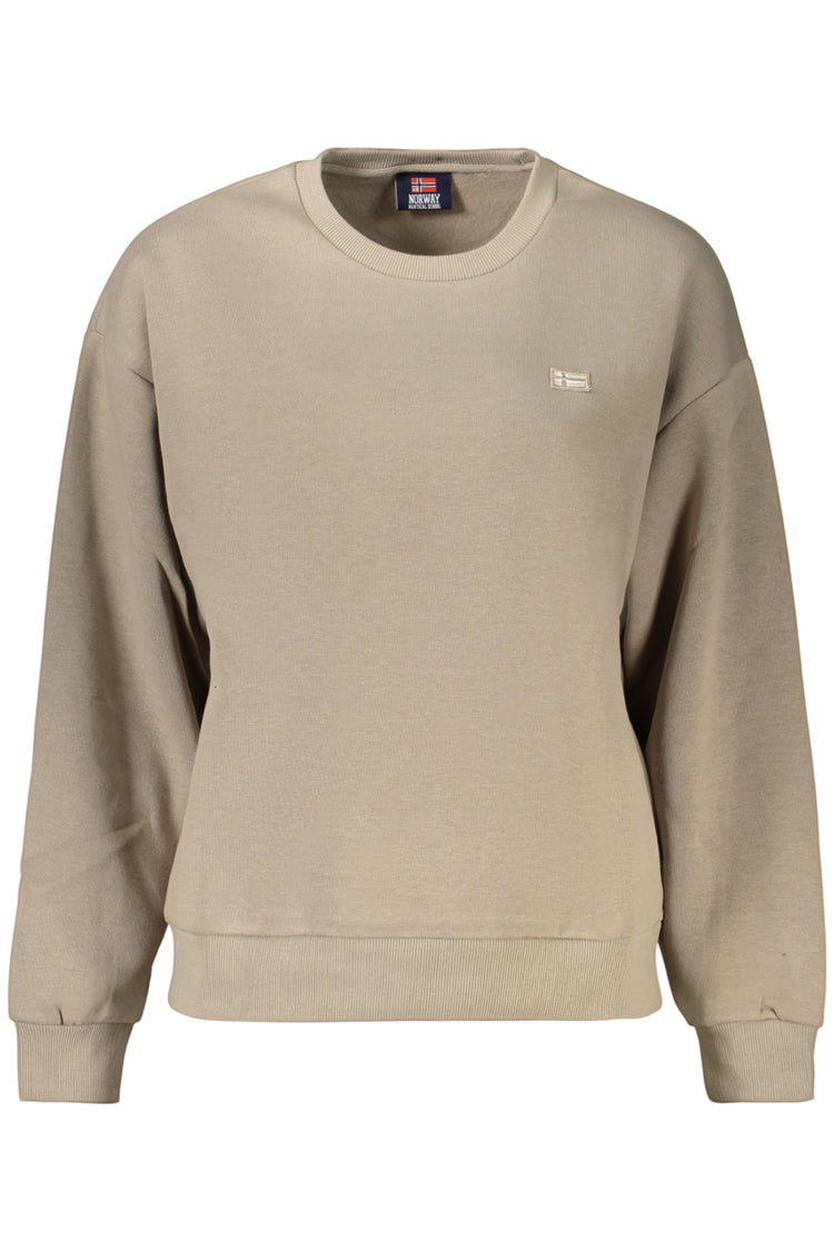 Sweatshirt NORWAY 1963 de mulher bege