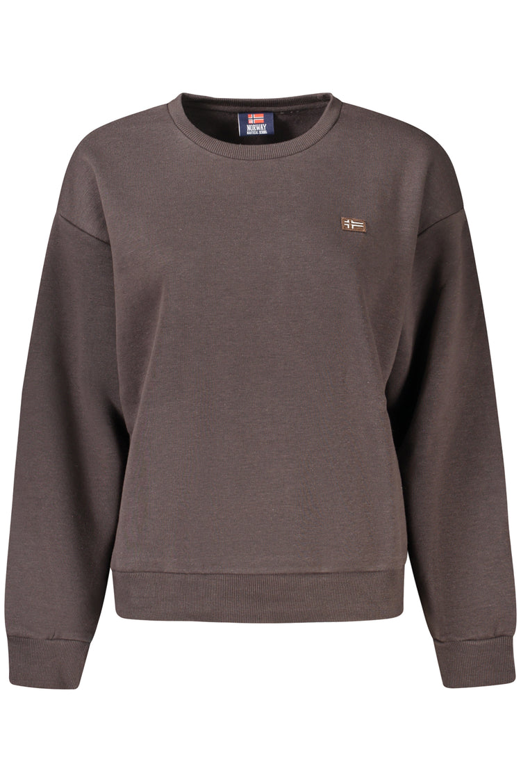 Sweatshirt NORWAY 1963 de mulher castanha