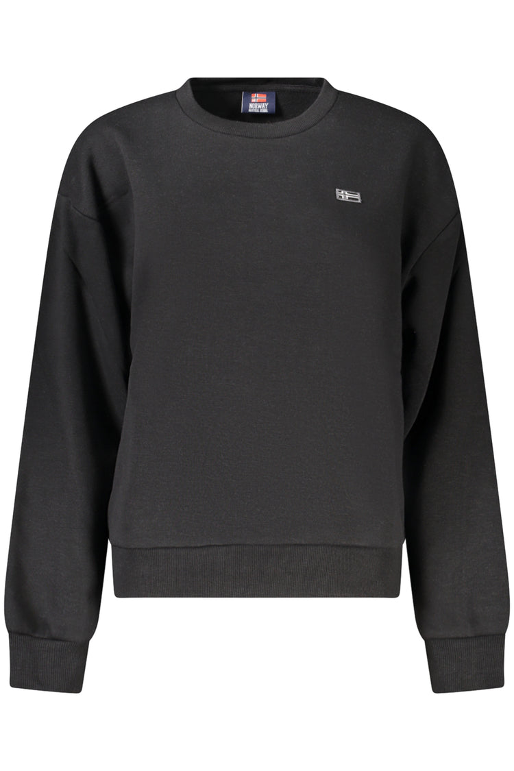 Sweatshirt NORWAY 1963 de mulher preta