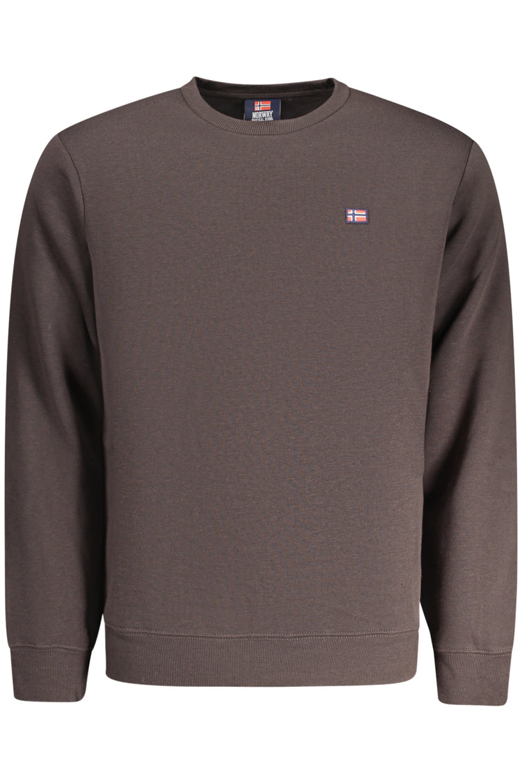 Sweatshirt NORWAY 1963 de homem castanha