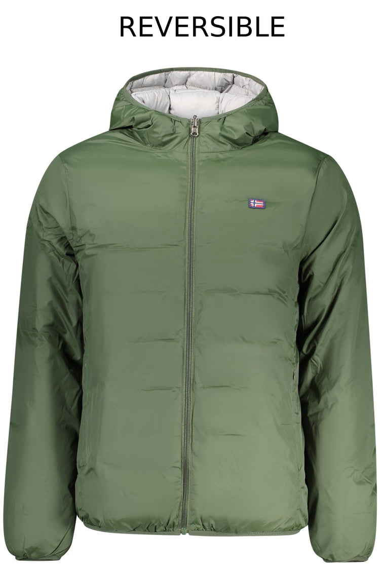Casaco NORWAY 1963 de homem verde