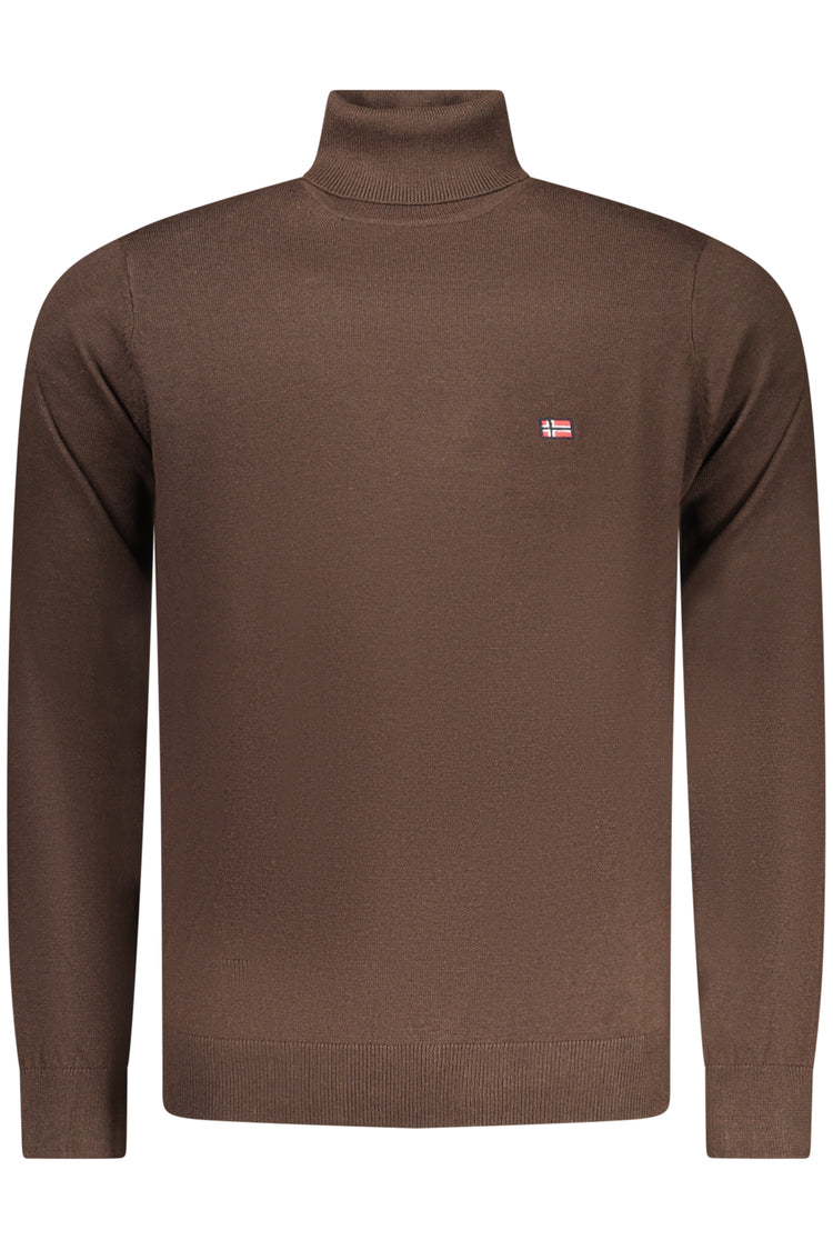 Camisola NORWAY 1963 de homem castanha