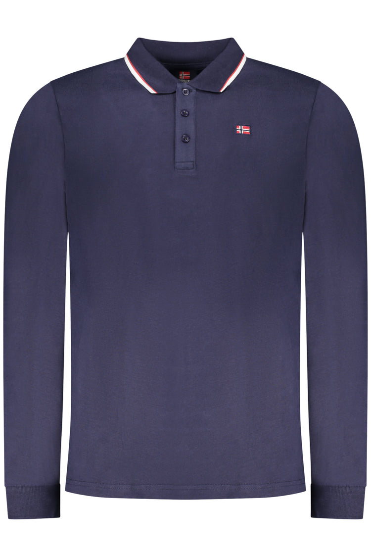 Polo NORWAY 1963 de homem azul