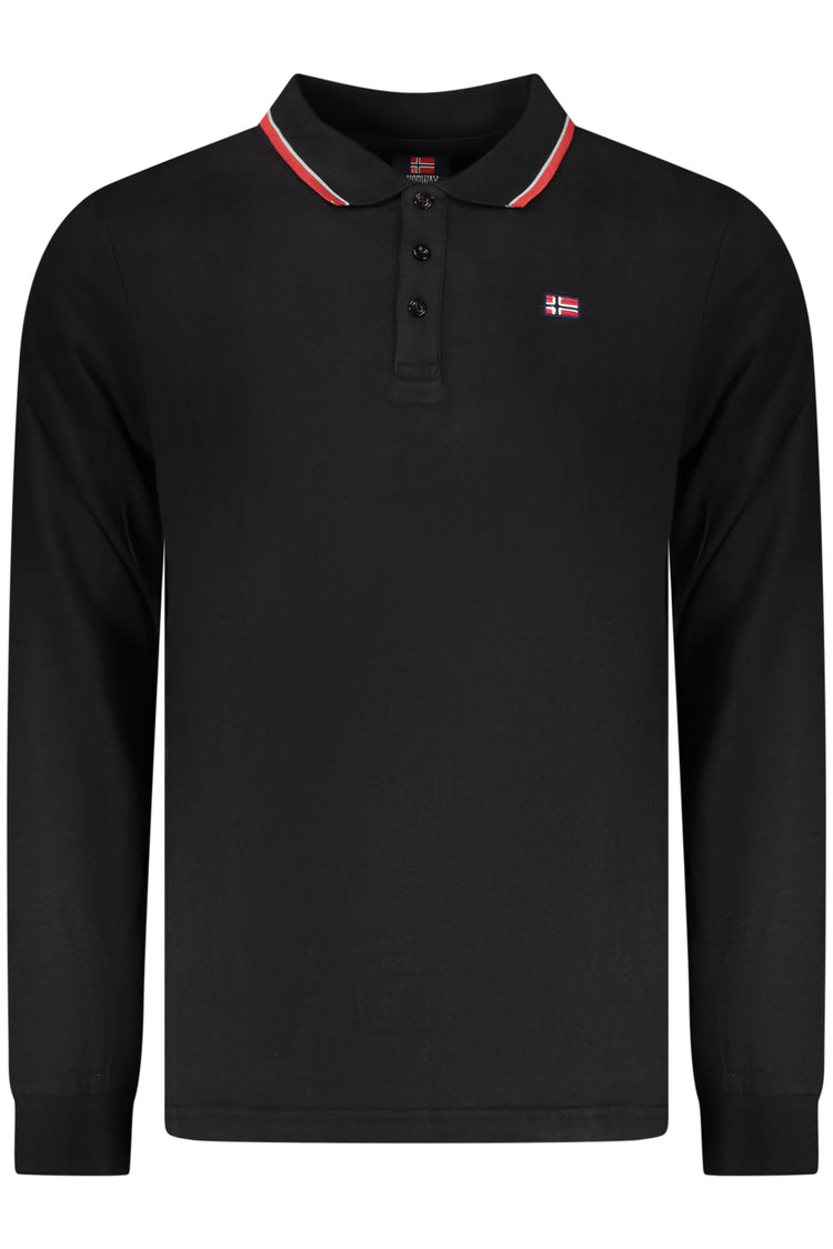 Polo NORWAY 1963 de homem preto