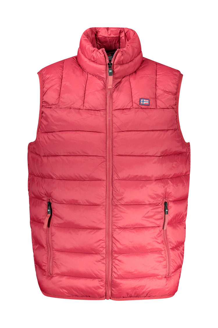 Colete acolchoado NORWAY 1963 de homem vermelho