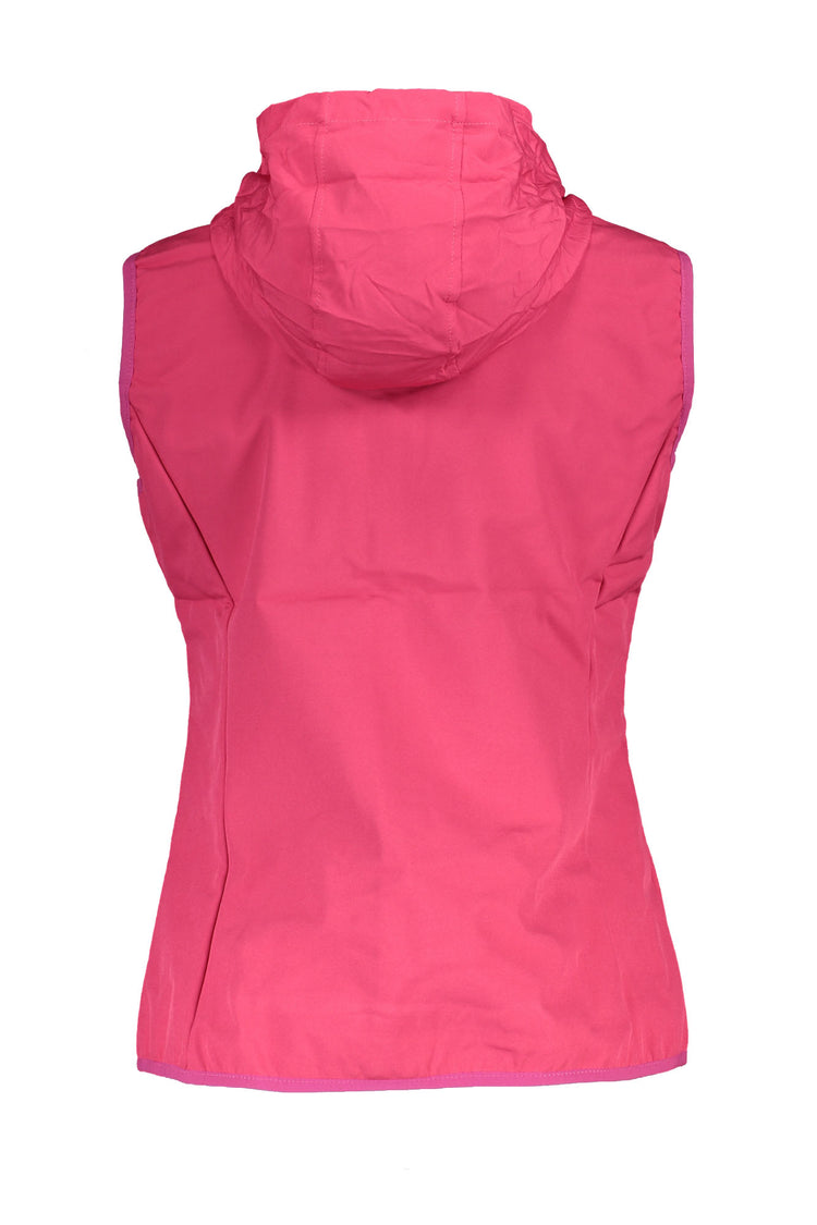 Colete acolchoado SCUOLA NAUTICA de mulher rosa