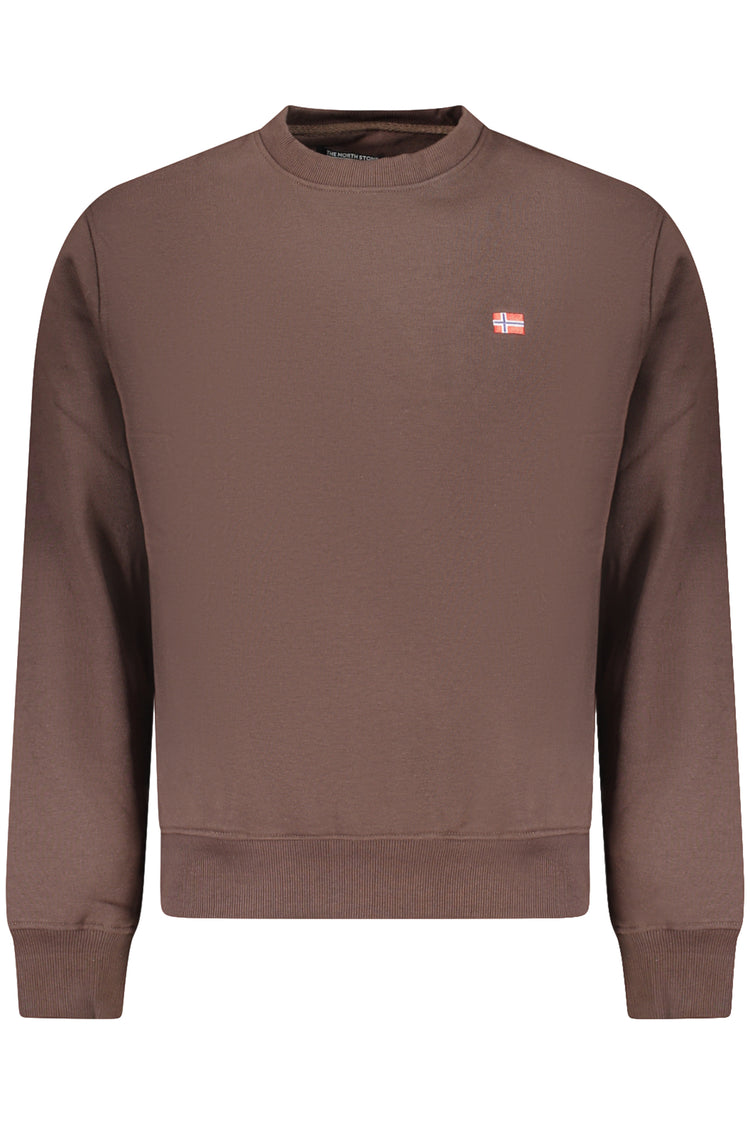 Sweatshirt THE NORTH STONE de homem castanha