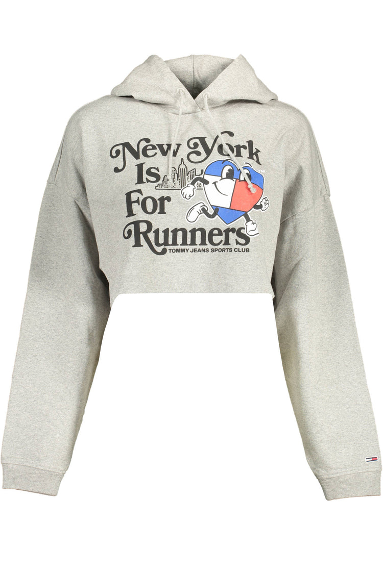 Sweatshirt TOMMY HILFIGER de mulher cinzenta