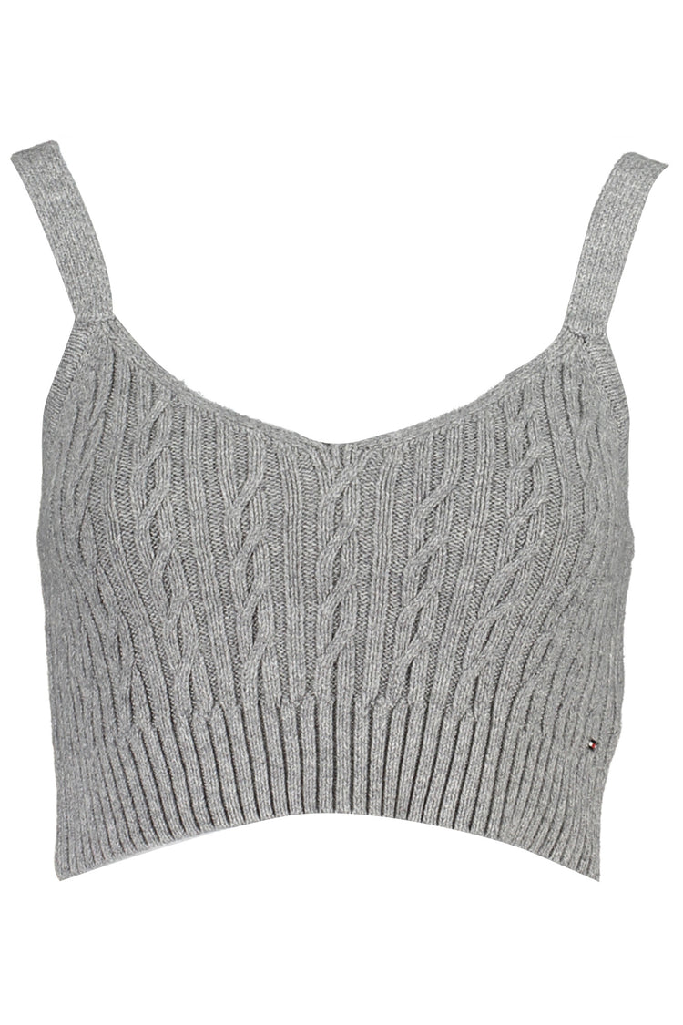 Camisa TOMMY HILFIGER de mulher cinzenta