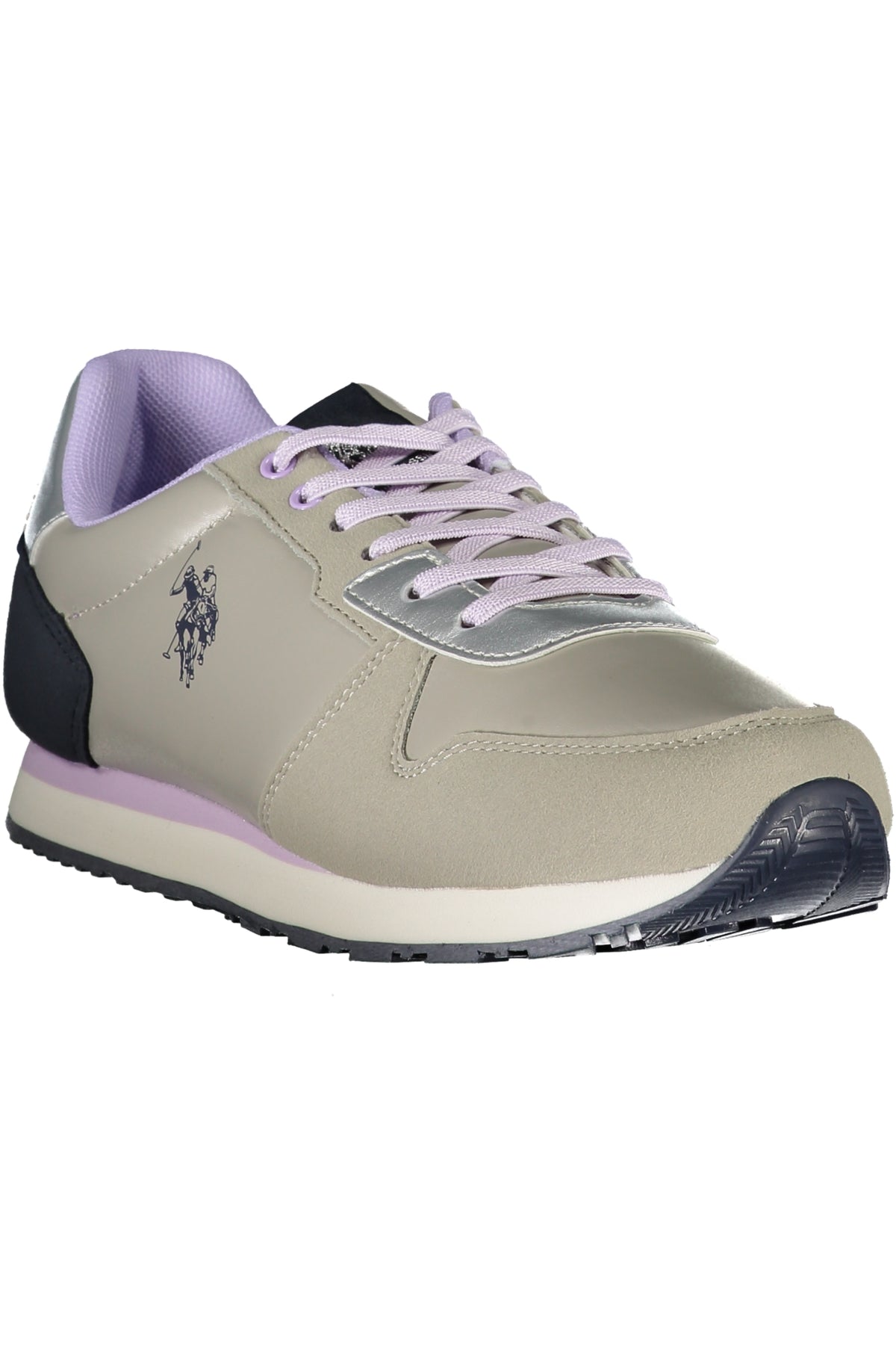 Sapatilhas U.S. POLO ASSN. de mulher prateadas