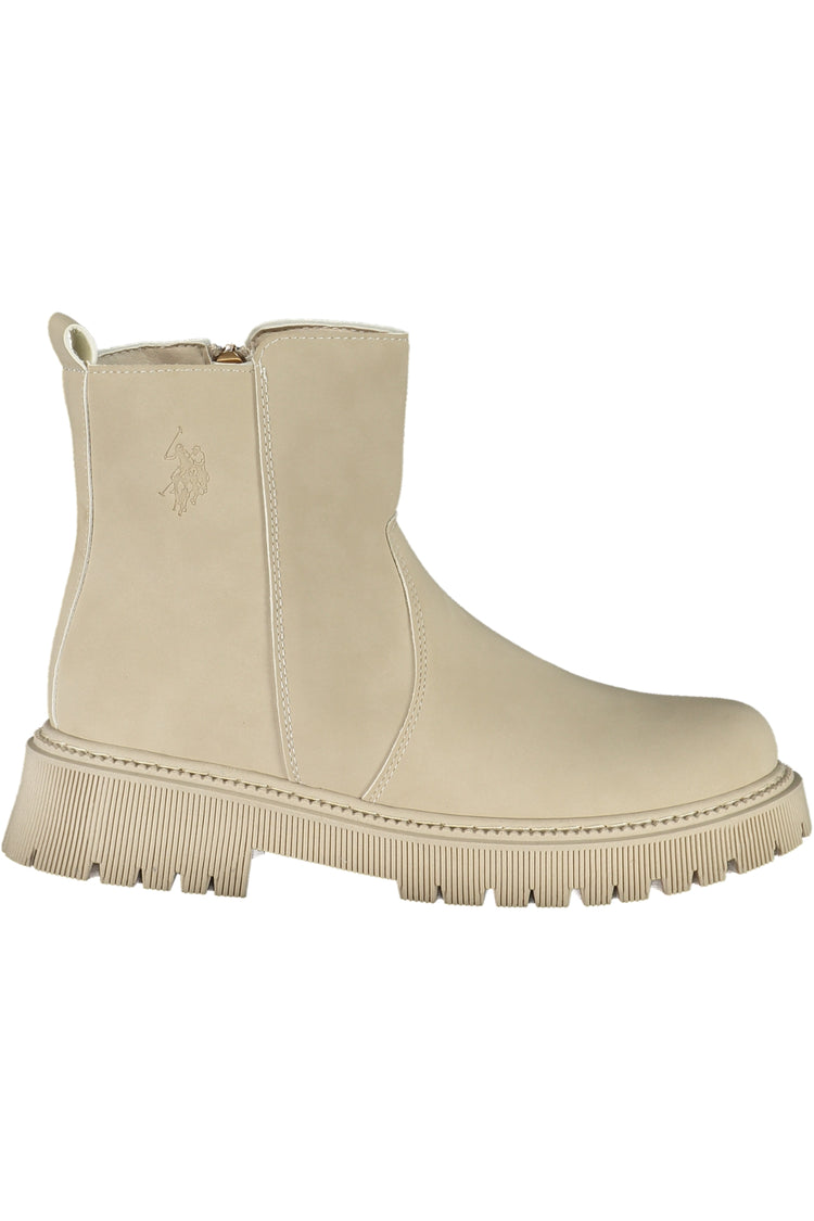 Botins U.S. POLO ASSN. de mulher bege