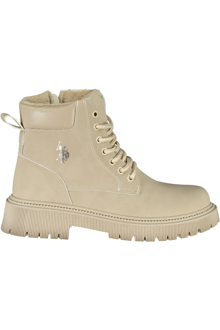 Botins U.S. POLO ASSN. de mulher bege