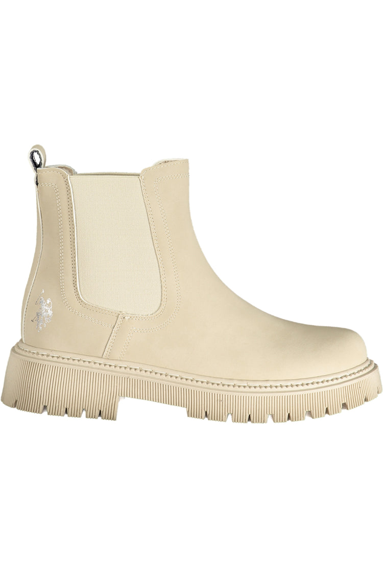 Botins U.S. POLO ASSN. de mulher bege