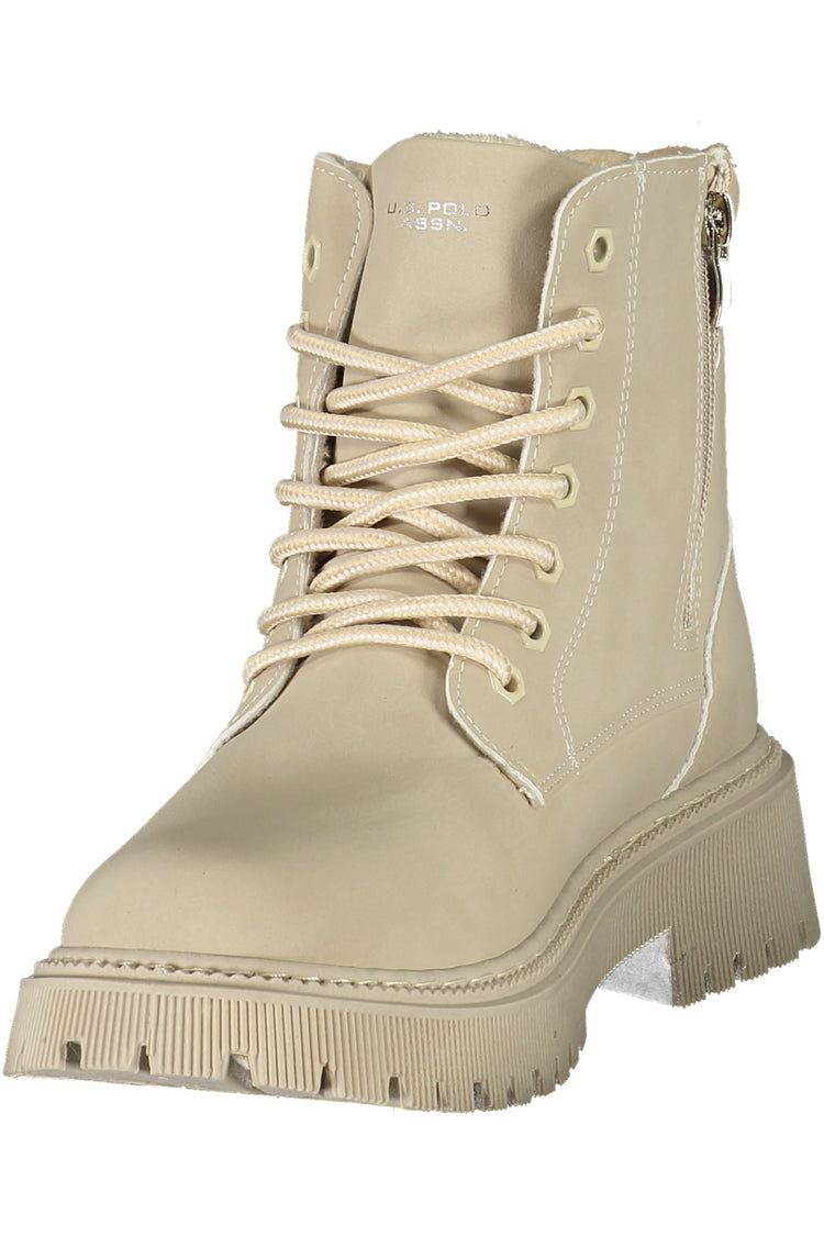 Botins U.S. POLO ASSN. de mulher bege