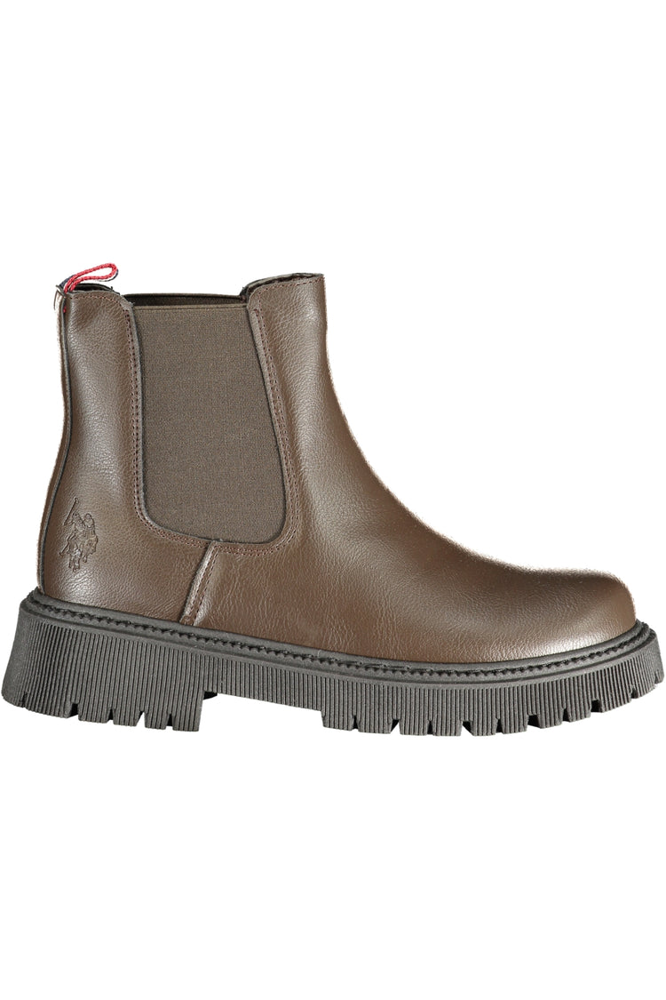 Botins U.S. POLO ASSN. de mulher castanhos