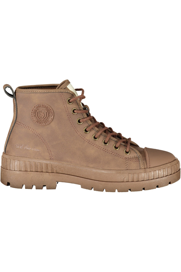 Botins U.S. POLO ASSN. de mulher castanhos