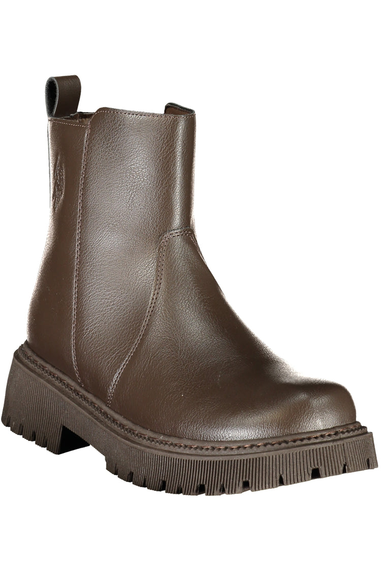 Botins U.S. POLO ASSN. de mulher castanhos
