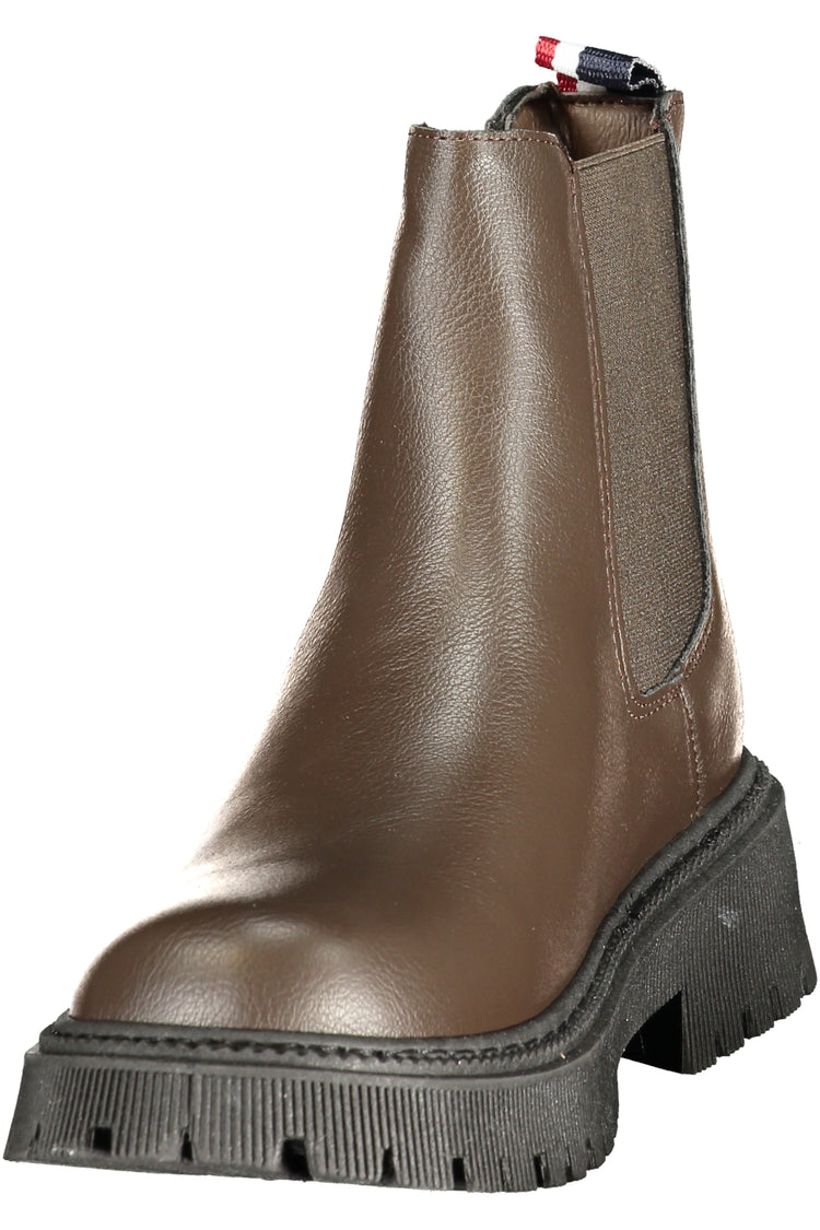 Botins U.S. POLO ASSN. de mulher castanhos