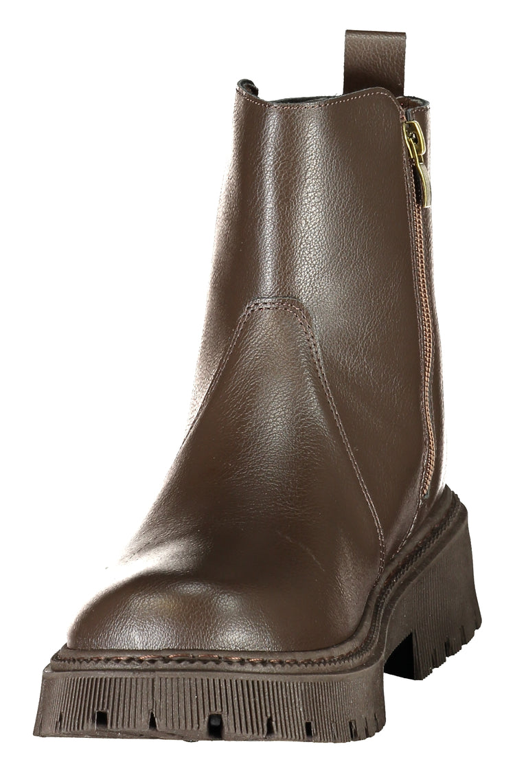 Botins U.S. POLO ASSN. de mulher castanhos