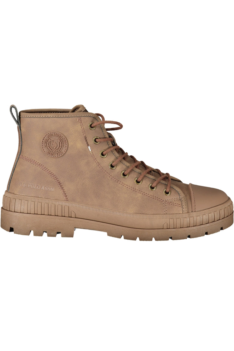 Botins U.S. POLO ASSN. de homem castanhos
