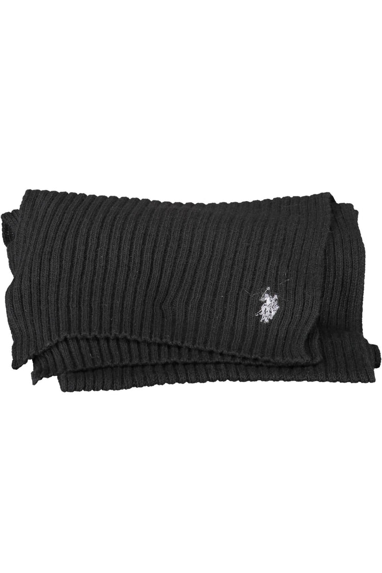 Cachecol U.S. POLO ASSN. de homem preto