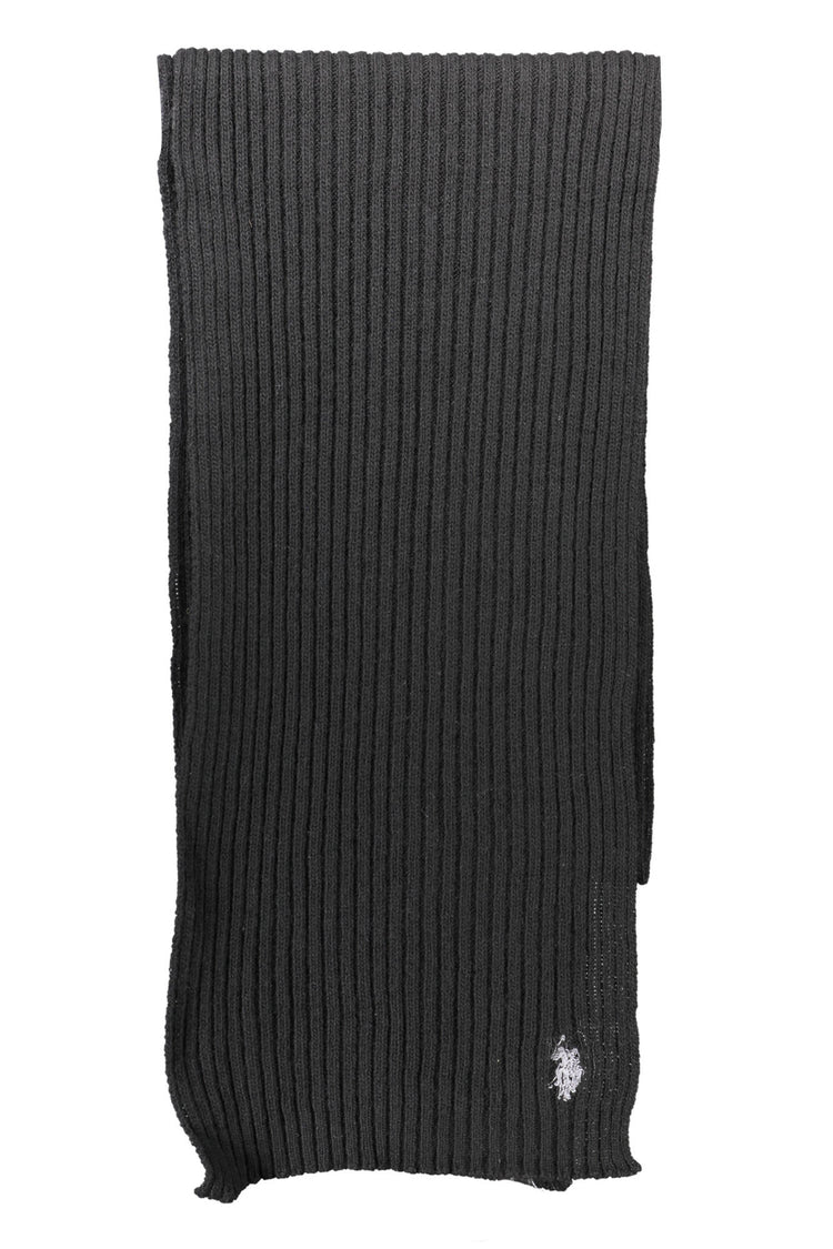 Cachecol U.S. POLO ASSN. de homem preto
