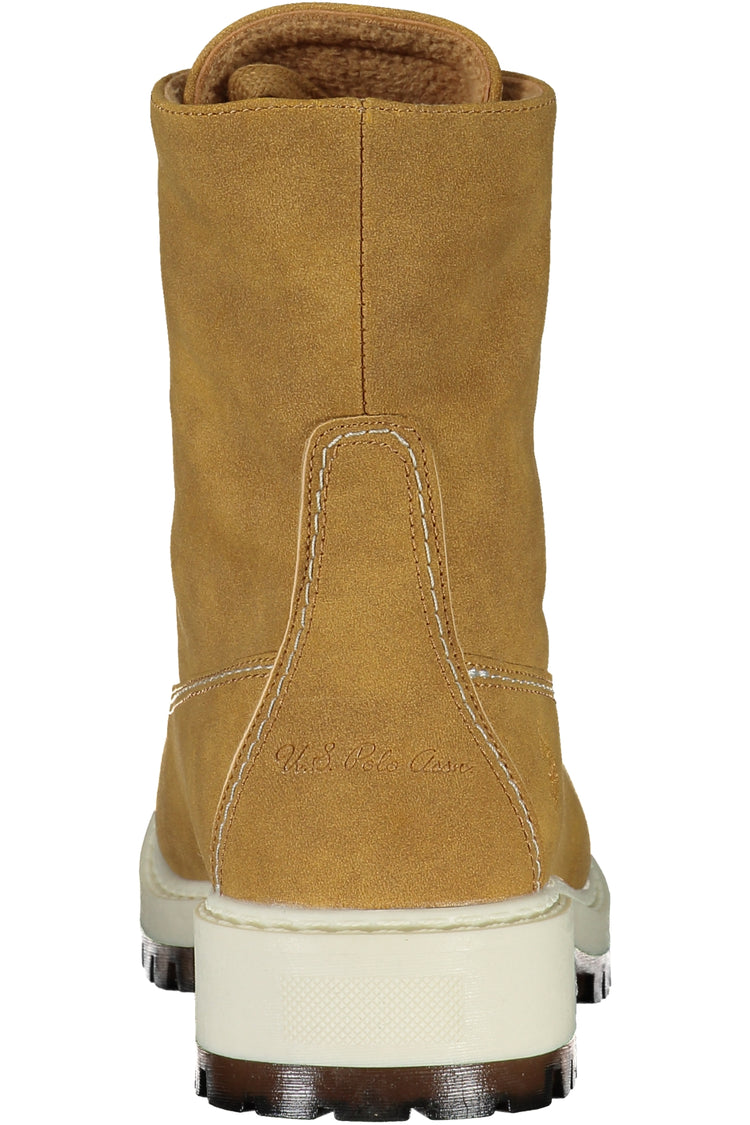 Botins U.S. POLO ASSN. de mulher castanhos