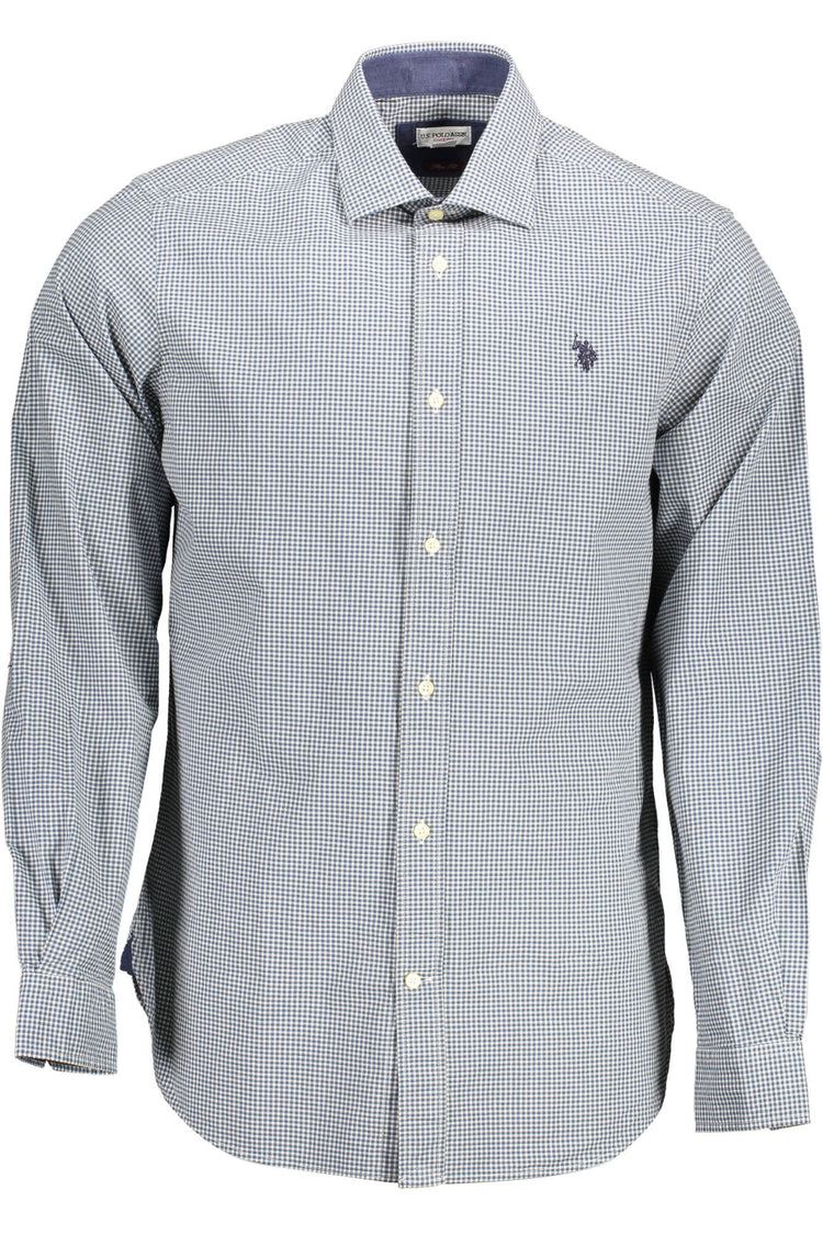Camisa U.S. POLO ASSN. de homem azul-claro