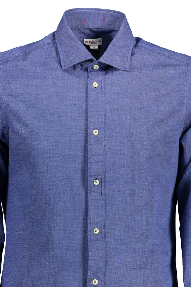 Camisa U.S. POLO ASSN. de homem azul