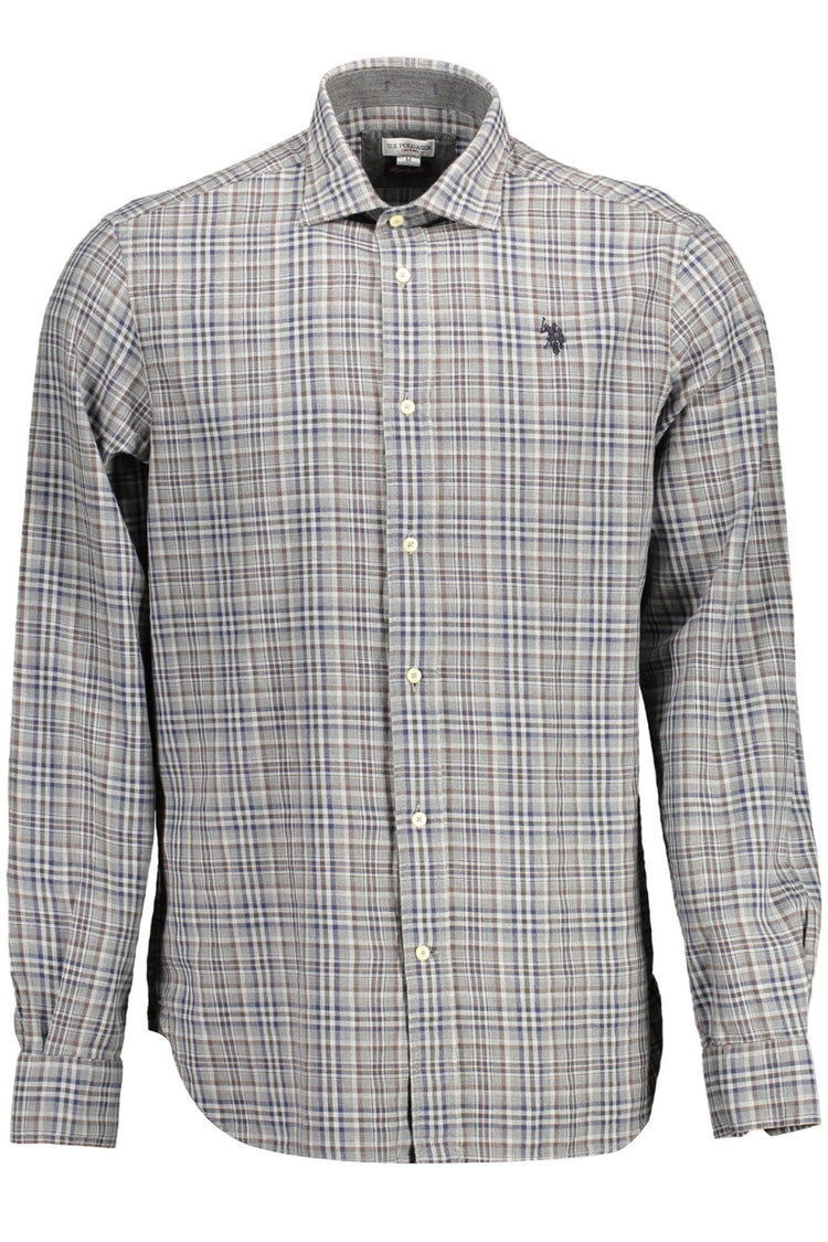 Camisa U.S. POLO ASSN. de homem cinzenta