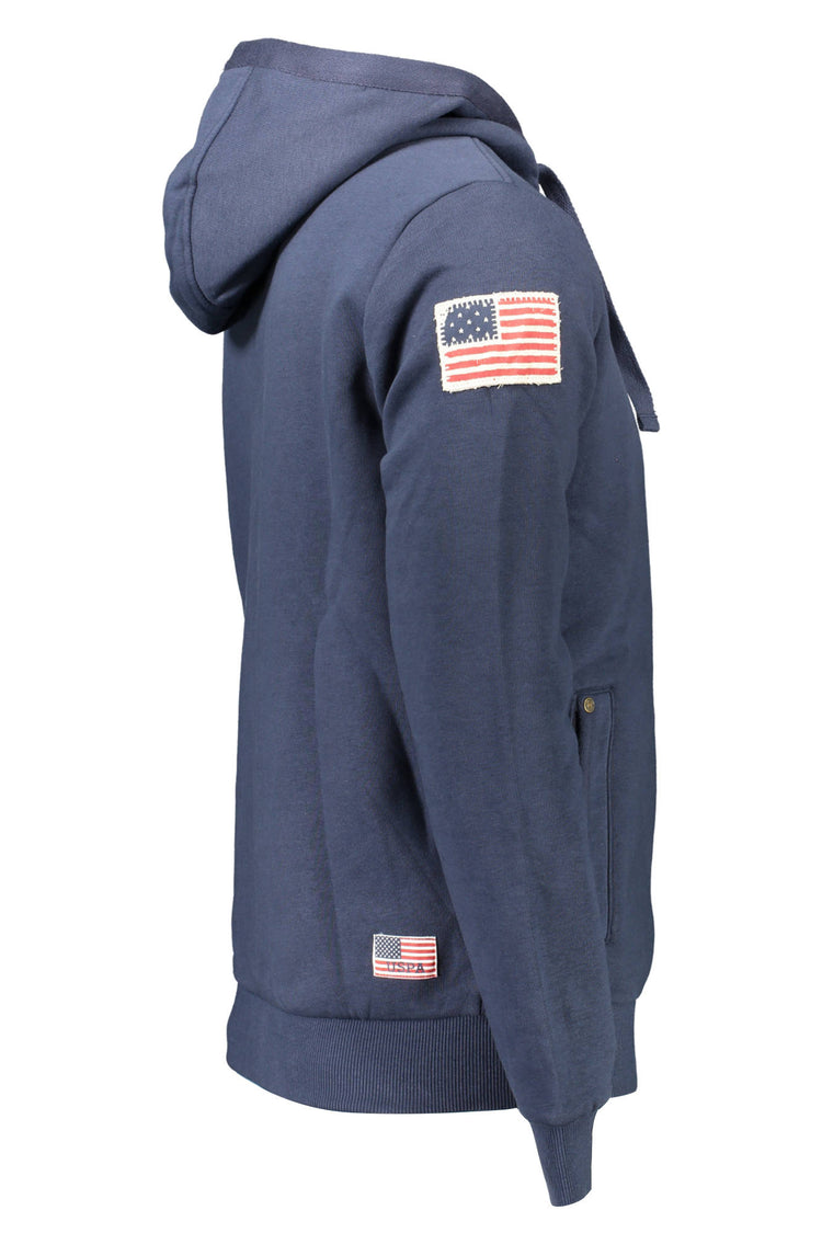 Sweatshirt U.S. POLO ASSN. de homem azul