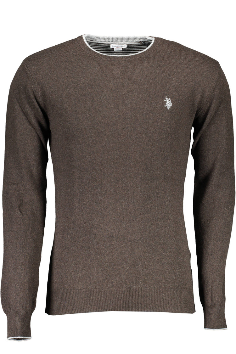 Camisola U.S. POLO ASSN. de homem castanha