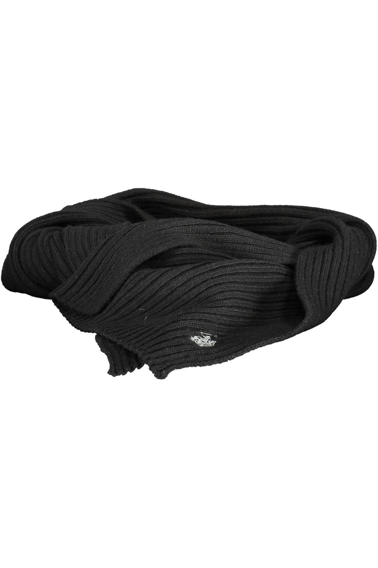 Cachecol U.S. POLO ASSN. de homem preto