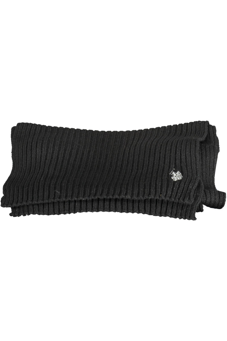Cachecol U.S. POLO ASSN. de homem preto